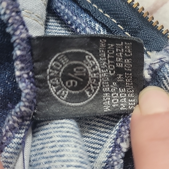 𝅺GITANO Express Acid Wash Denim Pencil Skirt - Vintage 80s/90s Vibes! - Picture 7 of 8